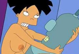 Robo fudendo o cuzinho de Amy