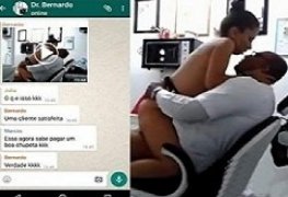 Safada traindo o marido com o dentista