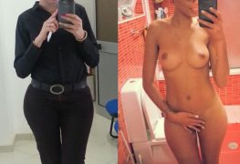 Secretária novinha caiu na net exibindo seu corpinho tesudo