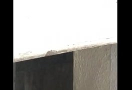 sobrinha no banho