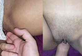 Torando a buceta raspada da minha tia novinha