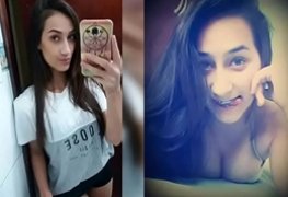 Vídeo Nudes da Malu Nunes dando a buceta deliciosa pro namorado