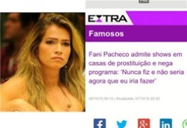 Vídeos da Ex-BBB Fani Pacheco cairam na net