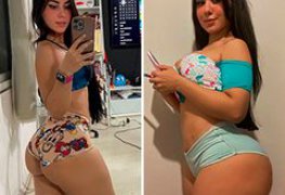 Victoria Matosa famosa por seus videos no tiktok e sua bunda gigante tamanho GG